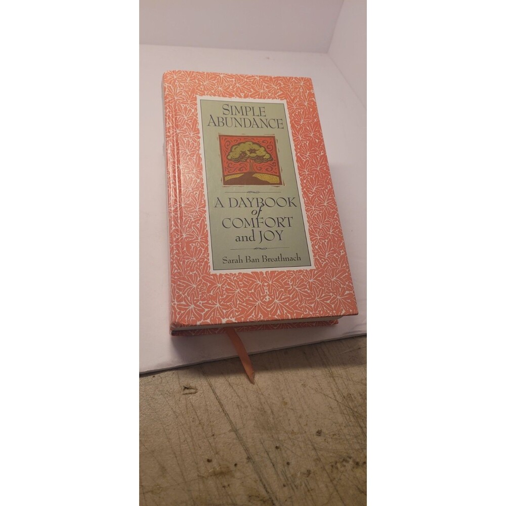 Pre Owned VTG Simple Abundance A Daybook Of Comfort And Joy Hardcover Book 1995